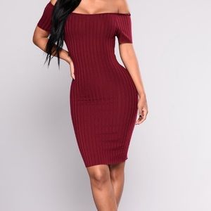 Off shoulder dress